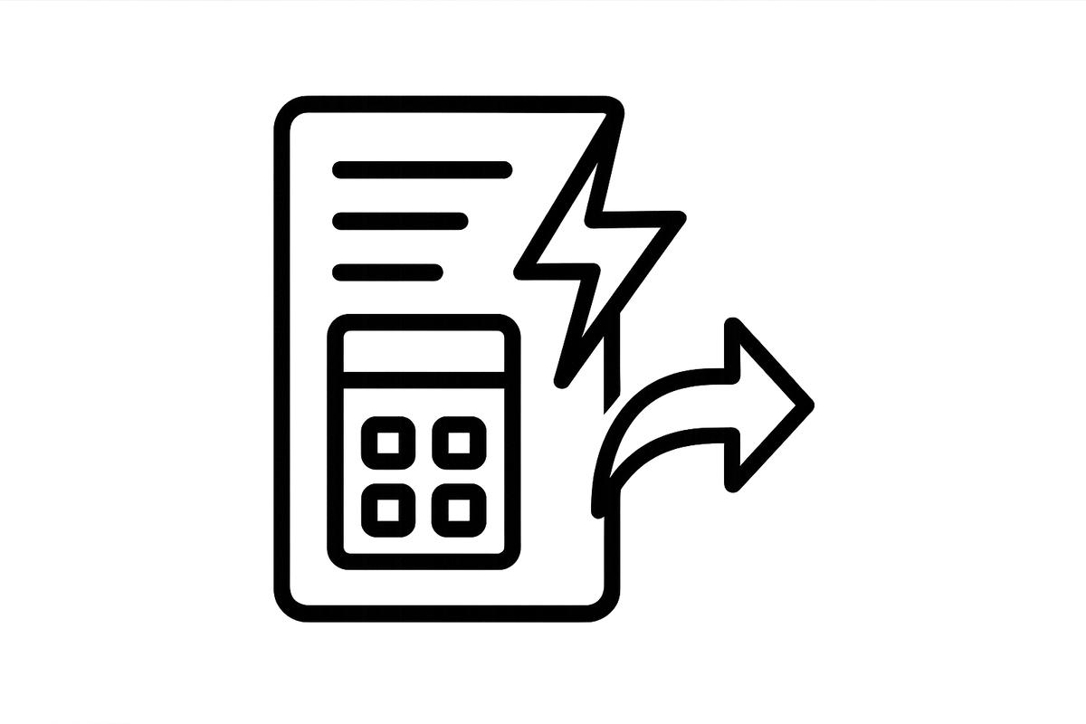 RECEIVE QUICK ESTIMATE BLACK ICON PNG TRANSPARENT 